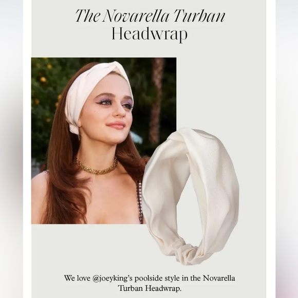 Jennifer Behr Novarella Silk Turban - Picture 1 of 7